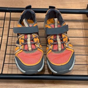 Merrell Kids Orange and Gray Hook-and-Loop Water Shoes